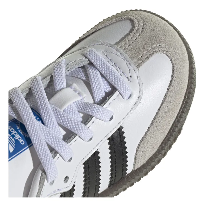 Adidas Baskets Lacets Elastiqués Samba | Blanc