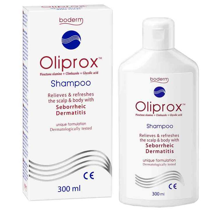Oliprox Shampoo bei seborrhoischer Dermatitis und Schuppen, 300 ml