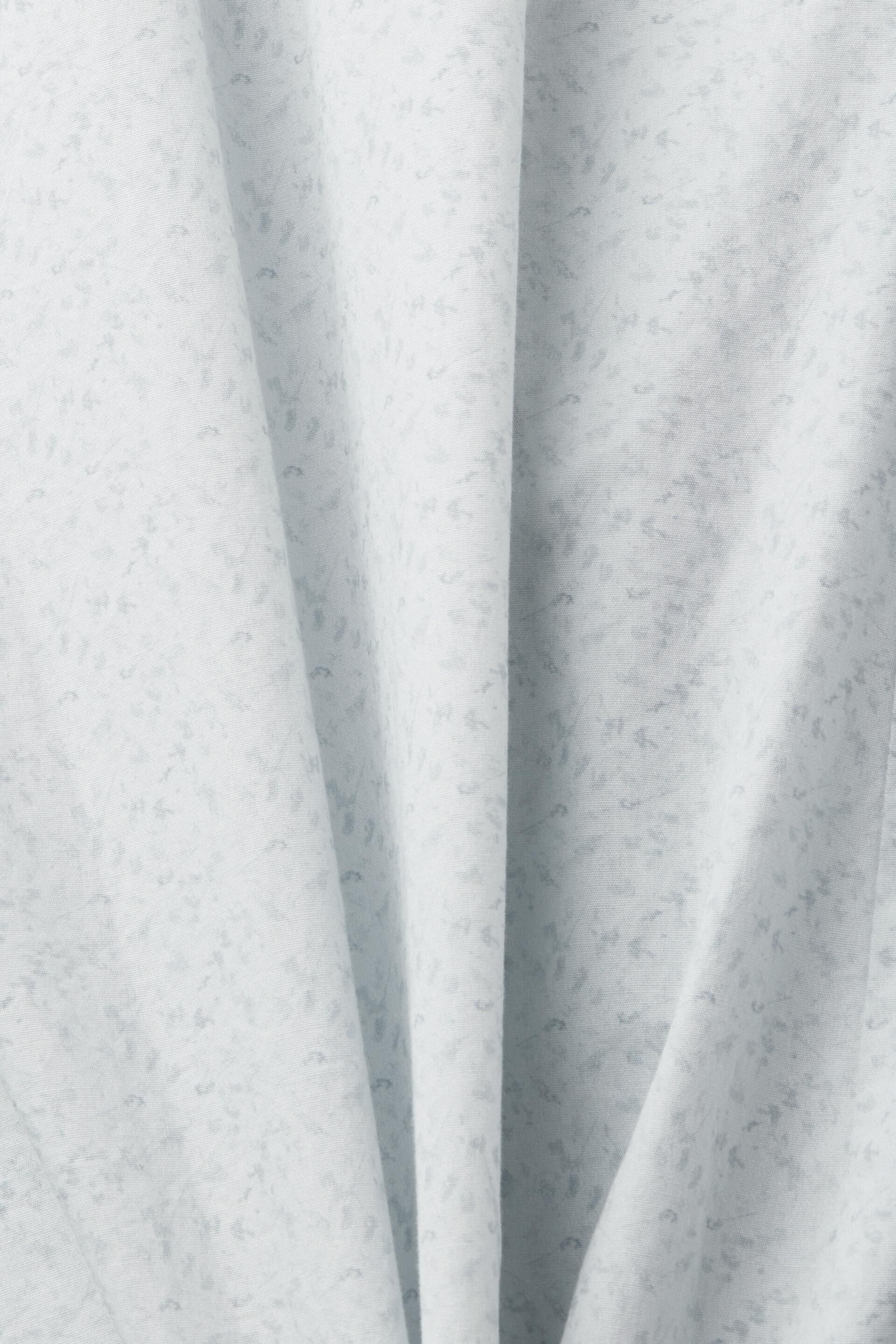 Chemise en coton à motif de coupe Slim Fit