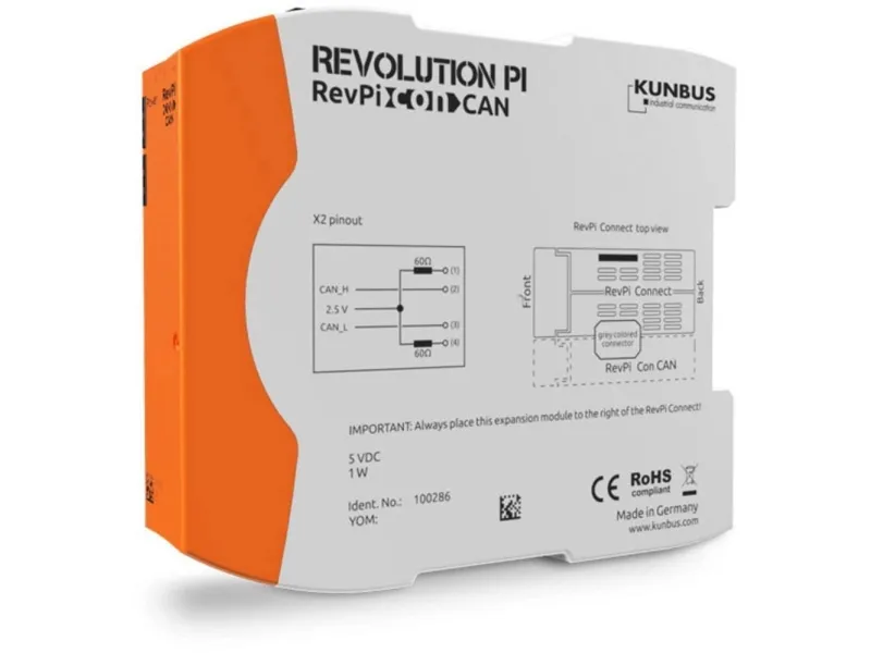Revolution Pi by Kunbus PR100286 RevPi Con CAN Busmodul 1 stk