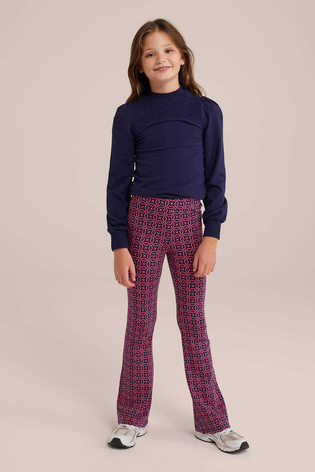 WE Fashion broek met all over print