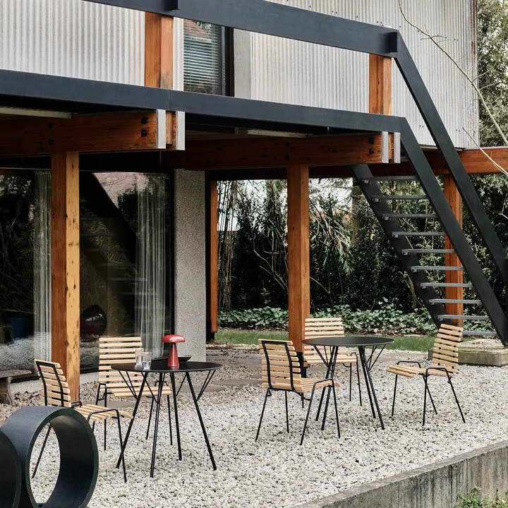 &Tradition - RFH Terrace Table RD5, Ø 75 cm, schwarz