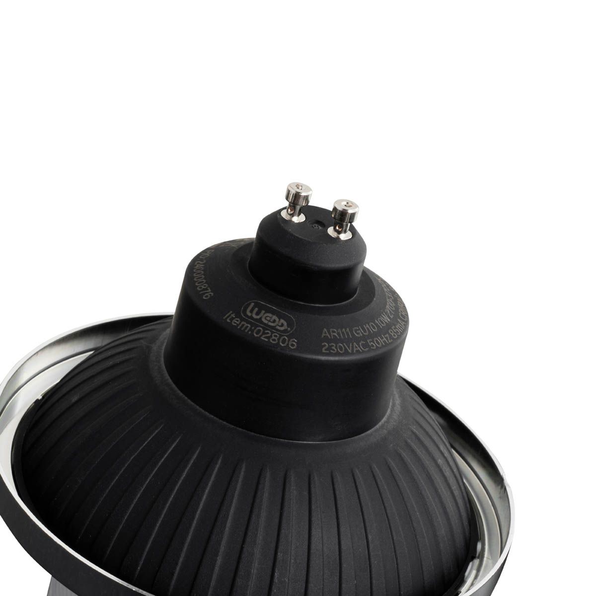 Set van 5 GU10 3-staps dimbaar in Kelvin LED lampen AR111 10W 800 lm 2700 - 3700K