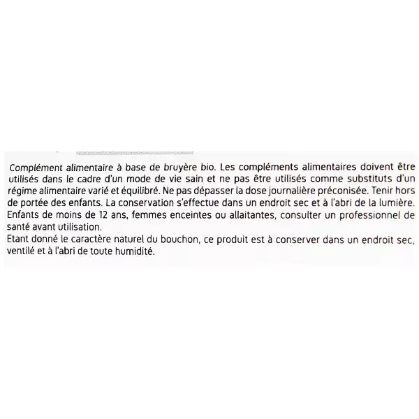 Nat & Form Écoresponsable Bruyère Bio 200 gélules