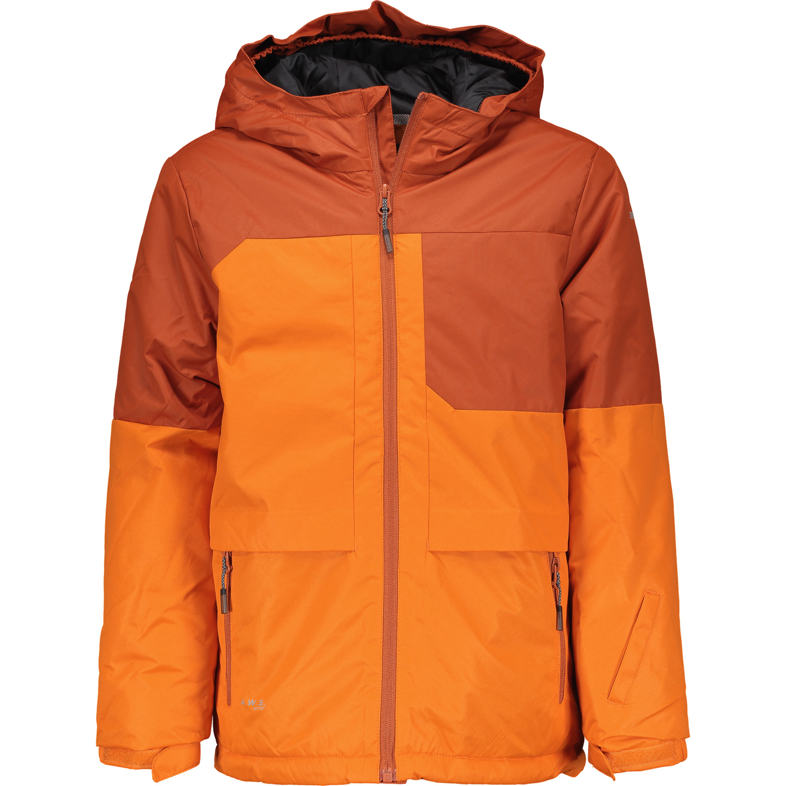 Icepeak Knaben-Skijacke Leith dunkelorange