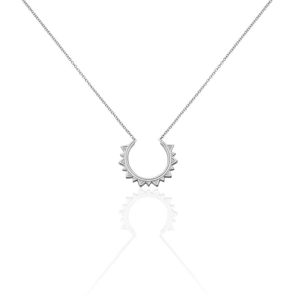 Collier Mariella Argent Blanc