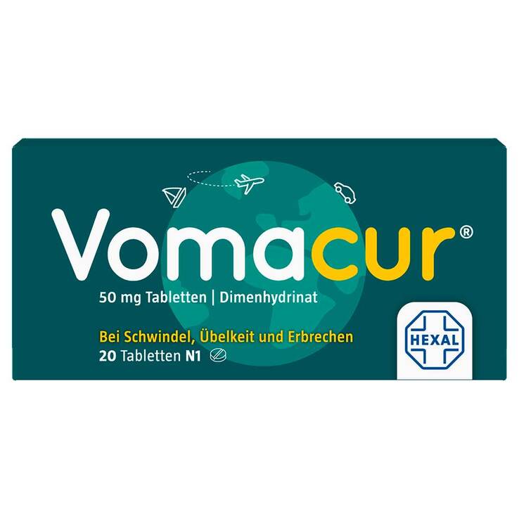 Vomacur® 50 mg Tabletten, 20 St