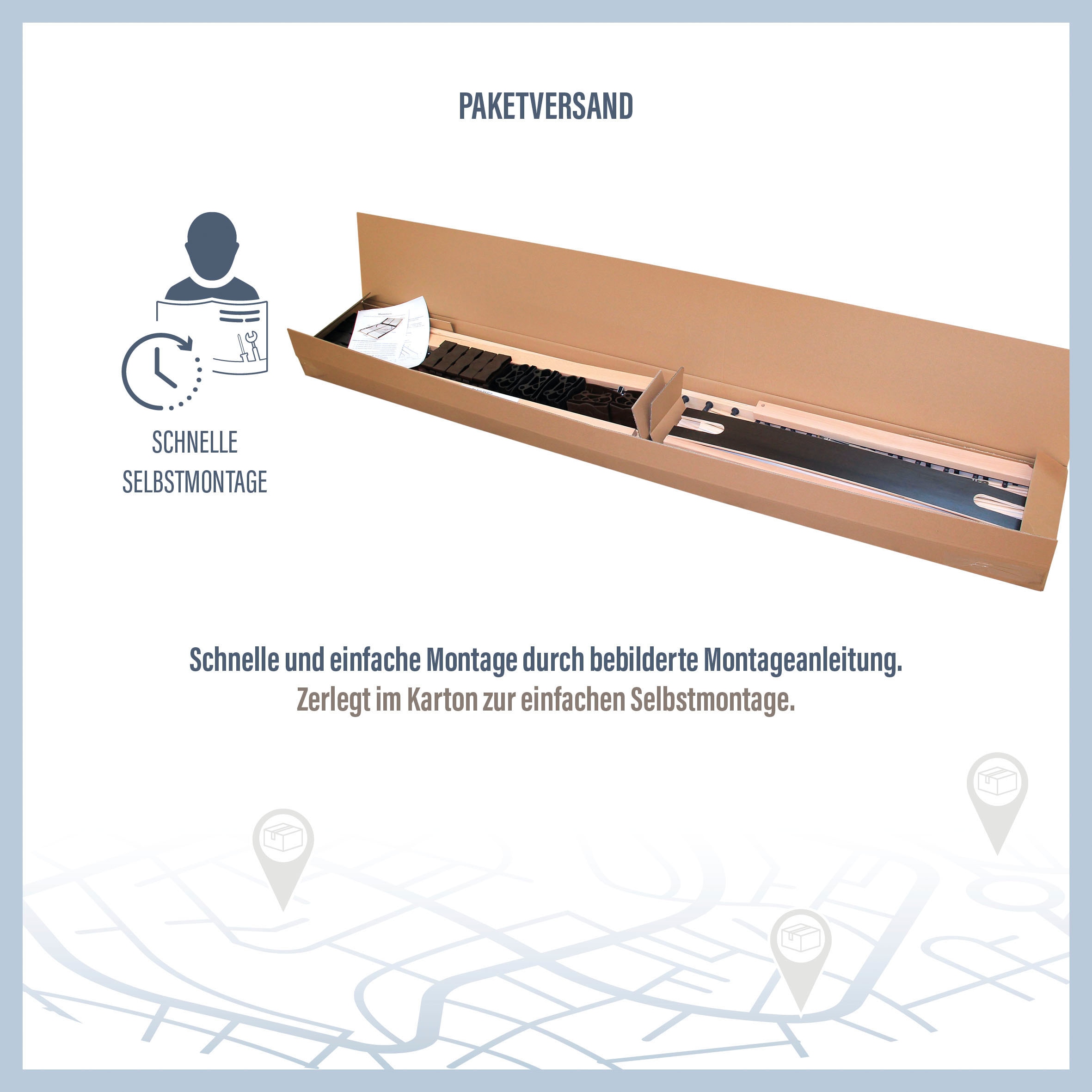 Beco Lattenrost »Maxi Strong« Lattenrost in 90x200 cm und weiteren Grössen, ideal bei hoher Belastung