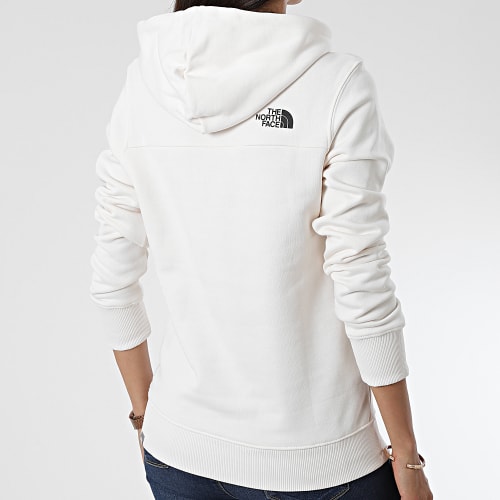 Sweat Capuche Femme Simple Dome Blanc