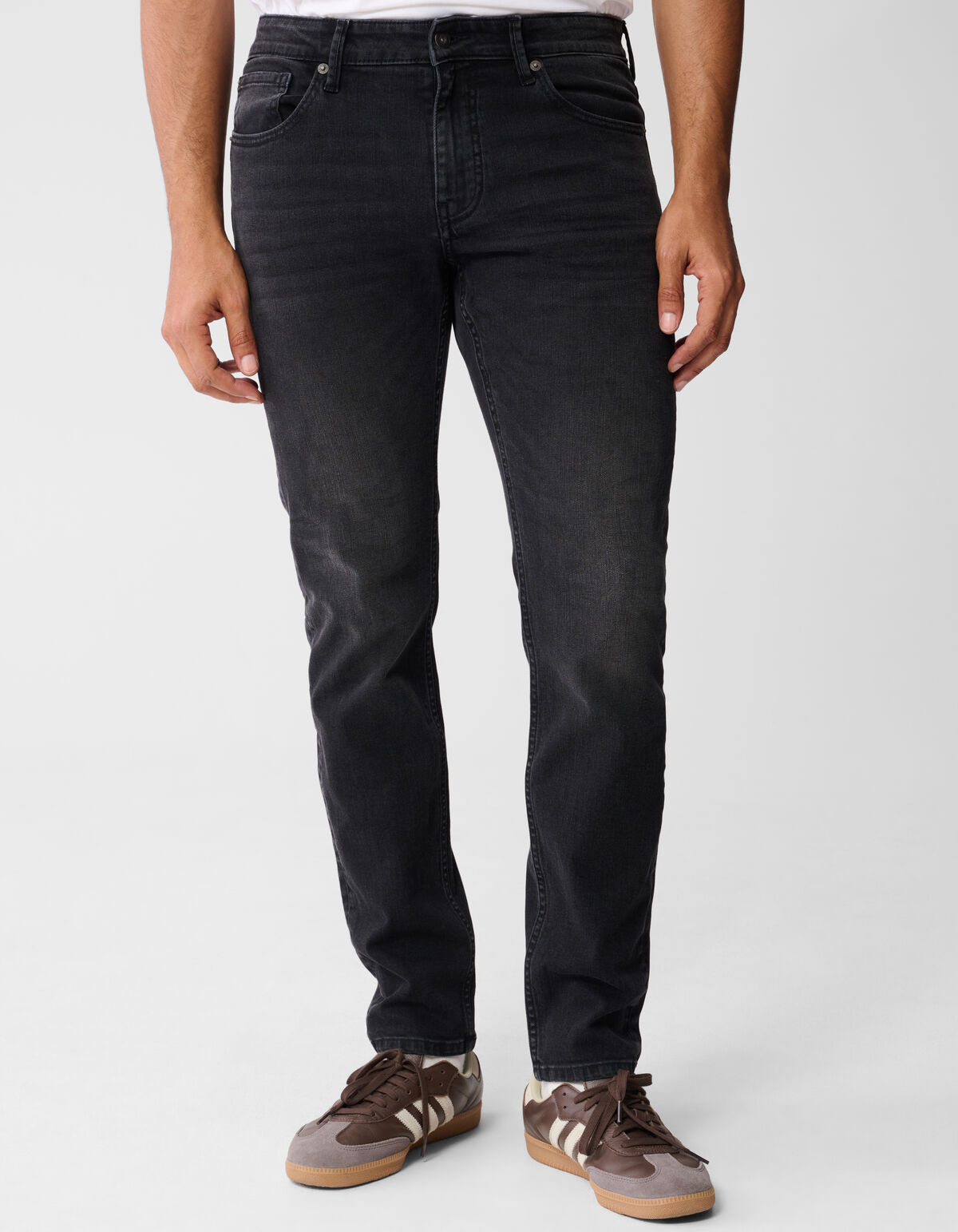 Slim Fit Jeans Washed Black L32