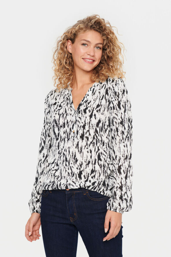 Saint Tropez CarlaSZ Shirt Black batik