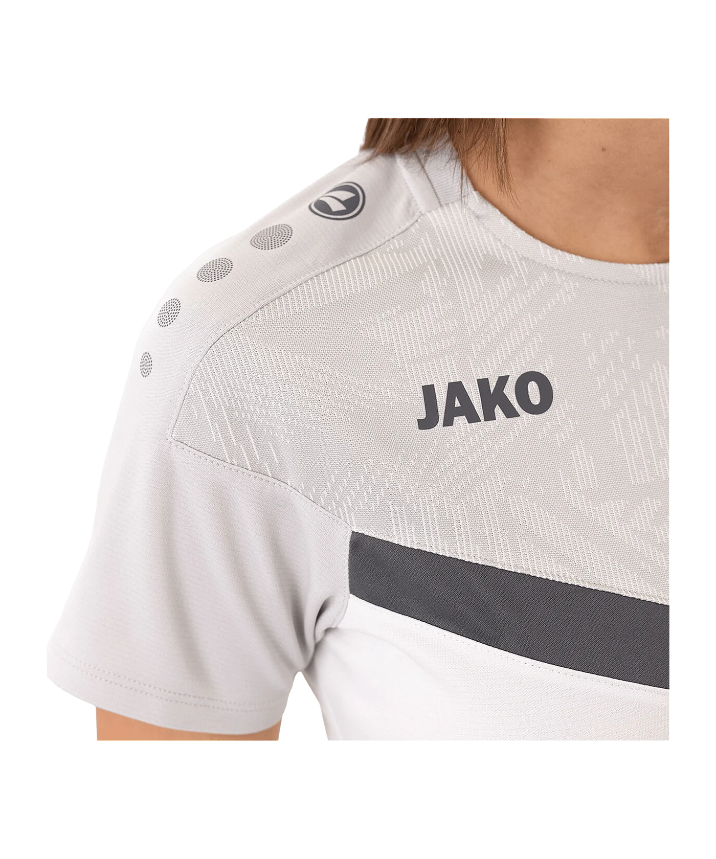 JAKO Iconic T-Shirt Damen Weiss Grau F016