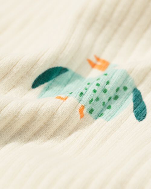 pull-over nouveau-né côte d'oie blanc cassé