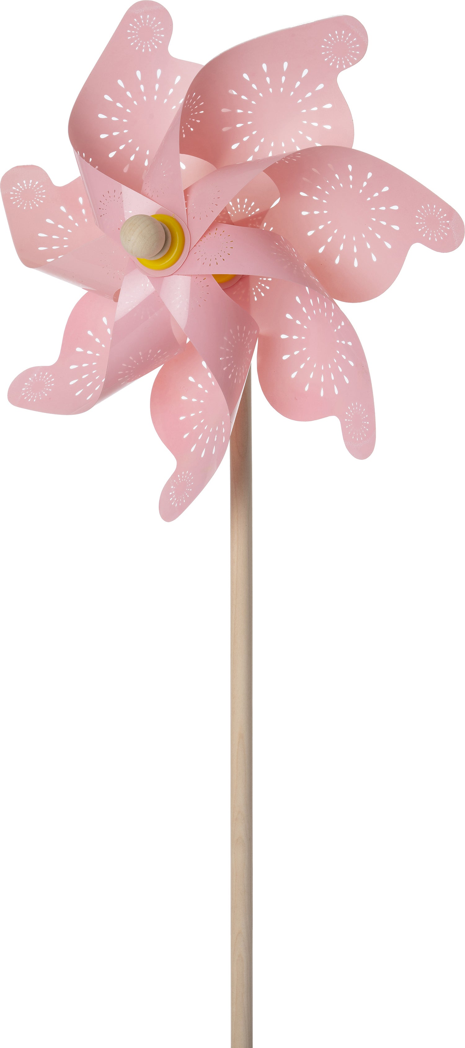 Intratuin tuinsteker windmolen Marij roze D 9 H 28 cm