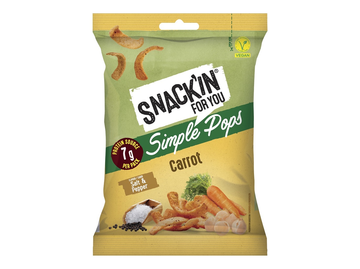 SNACK SIMPLE POPS CENOURA 40G