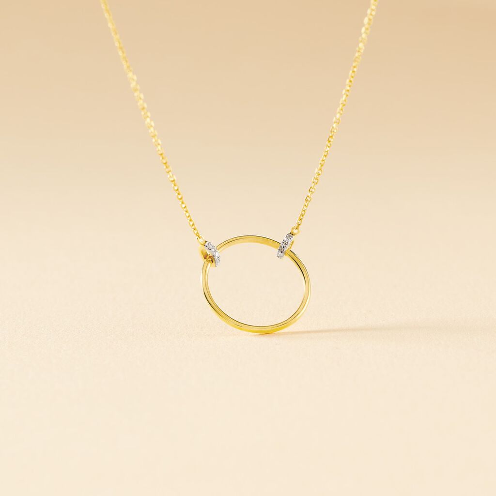 Collier Proserpine Or Jaune Diamant