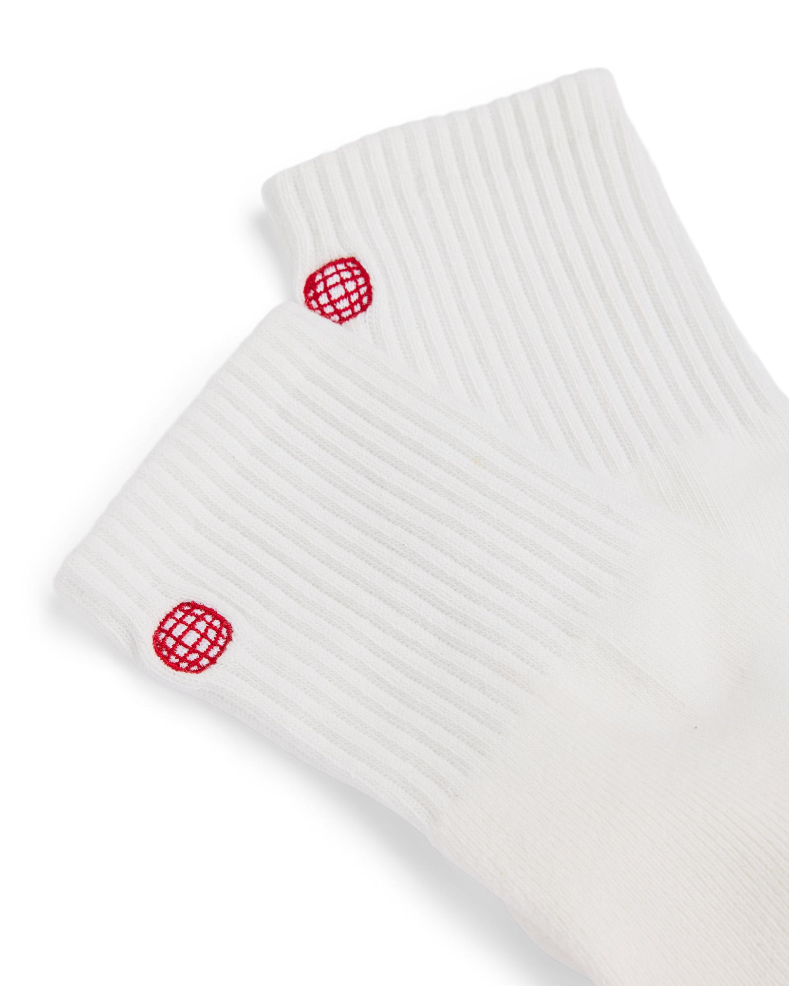 Amundsen Oslo Quarter Socks White
