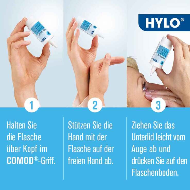 HYLO COMOD Augentropfen , 10 ml