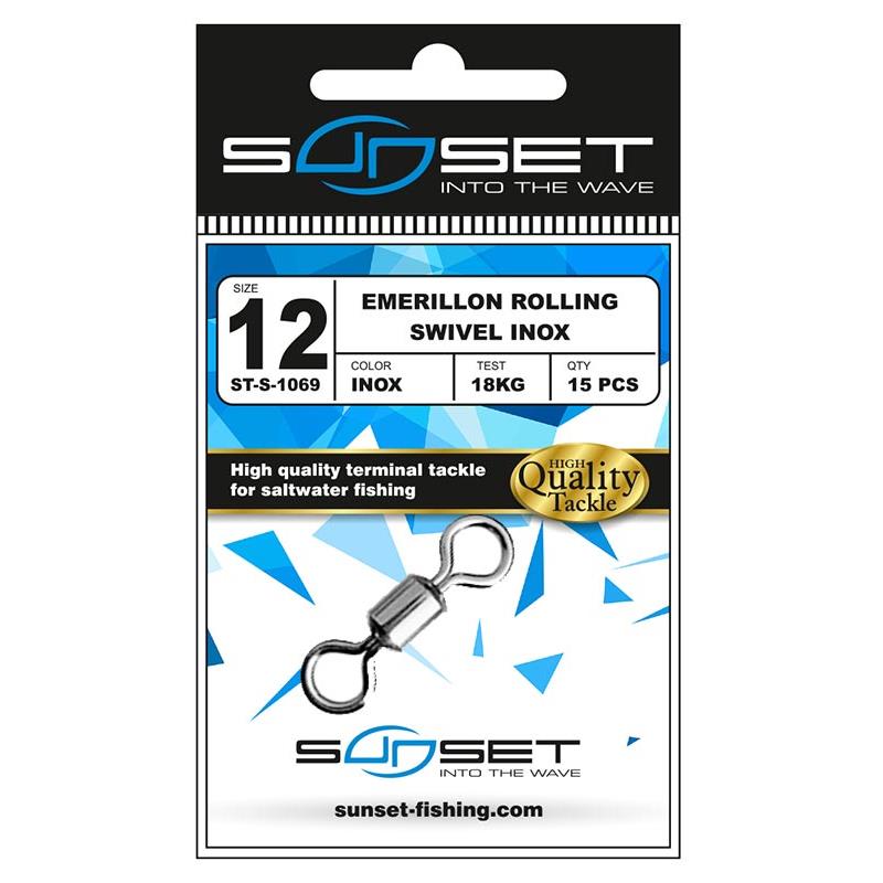 Emerillon Sunset Rolling Swivel Inox St-S-1069