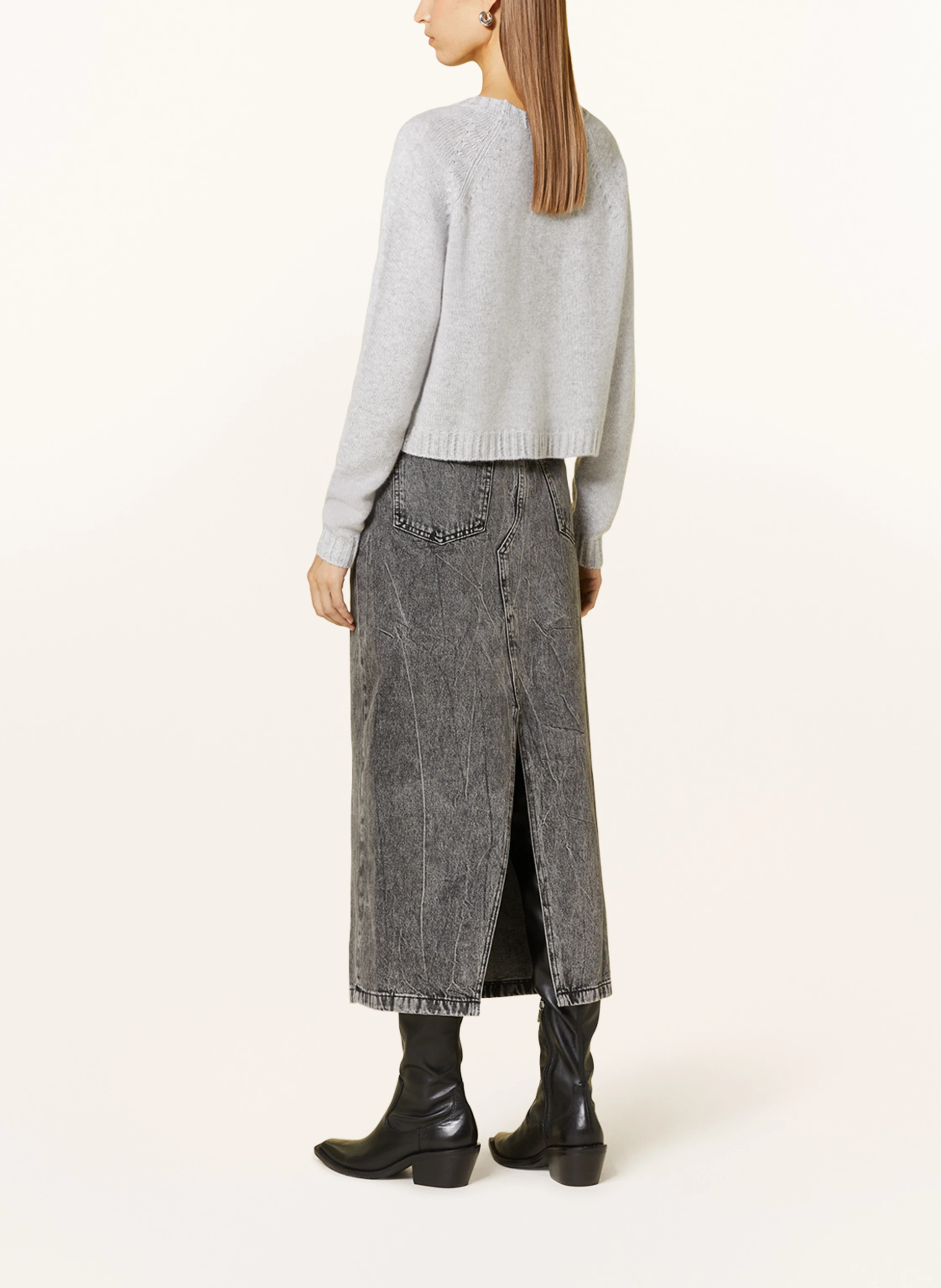 ba&sh Strickjacke CLAPAM aus Cashmere mit Schmucksteinen