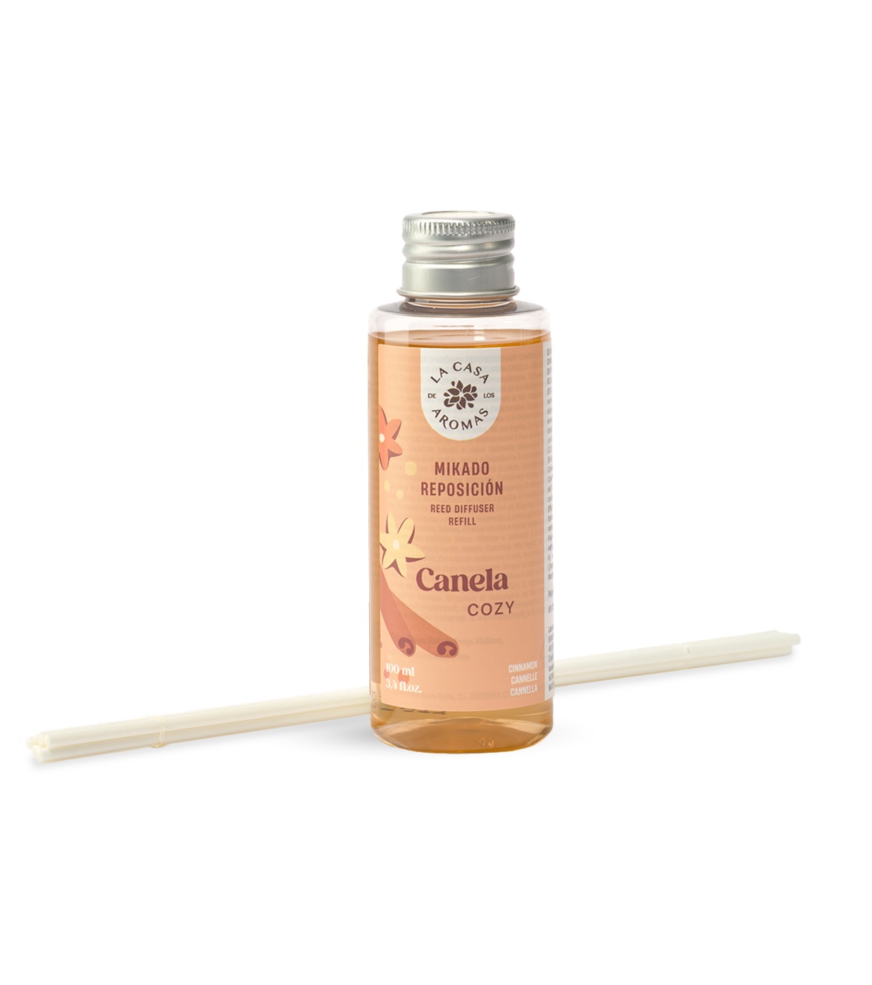 La Casa de los Aromas - Refil de ambientador Mikado 100ml - Canela