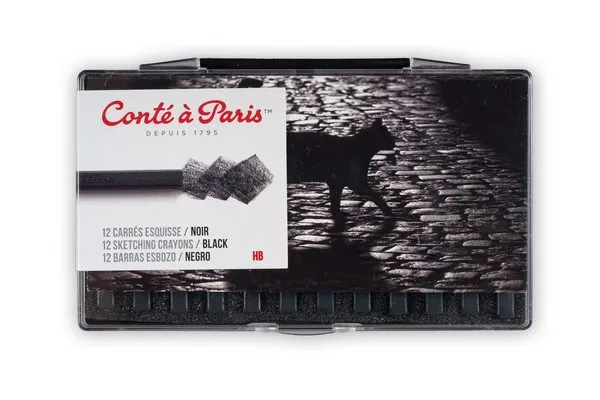 Black Hb Sketch Car-Plast Box