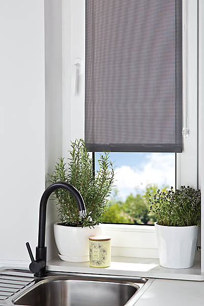 Store enrouleur tamisant Colours Mihl gris 40 x 180 cm