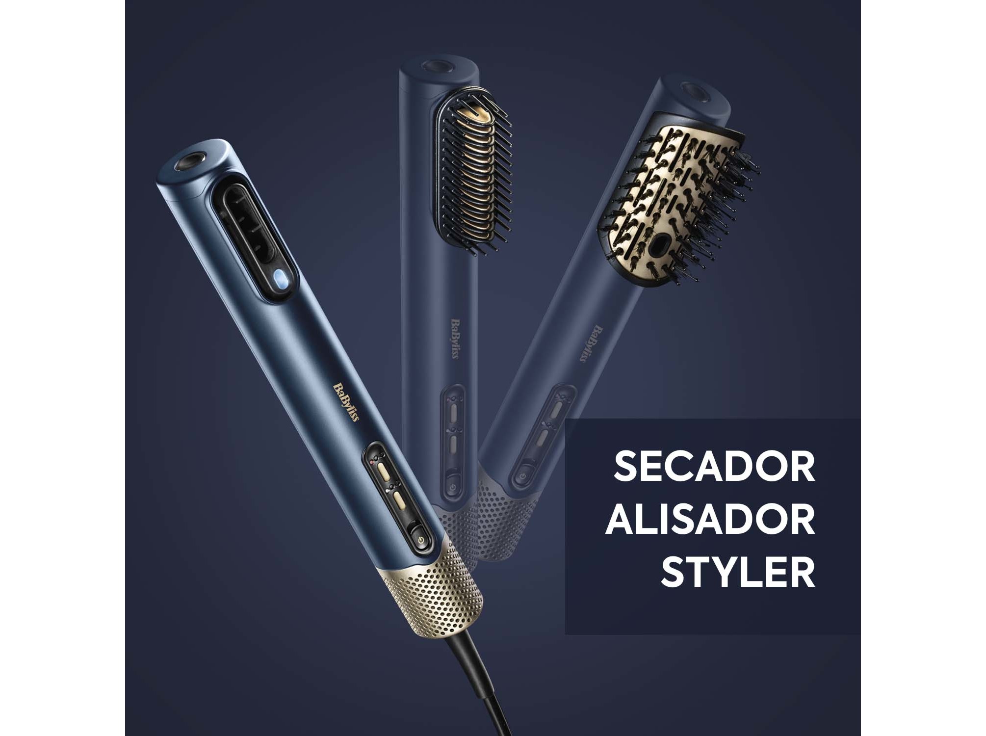 SECADOR ALISADOR E MODELADOR BABYLISS AIR WAND AS6550E
