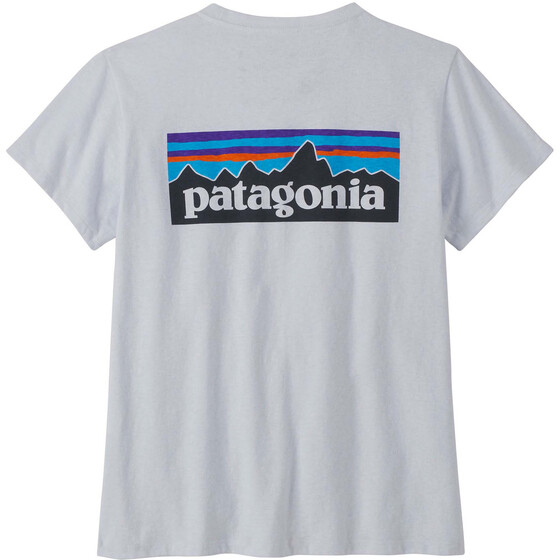 Patagonia P-6 Logo Responsibili-Tee White Women FA24