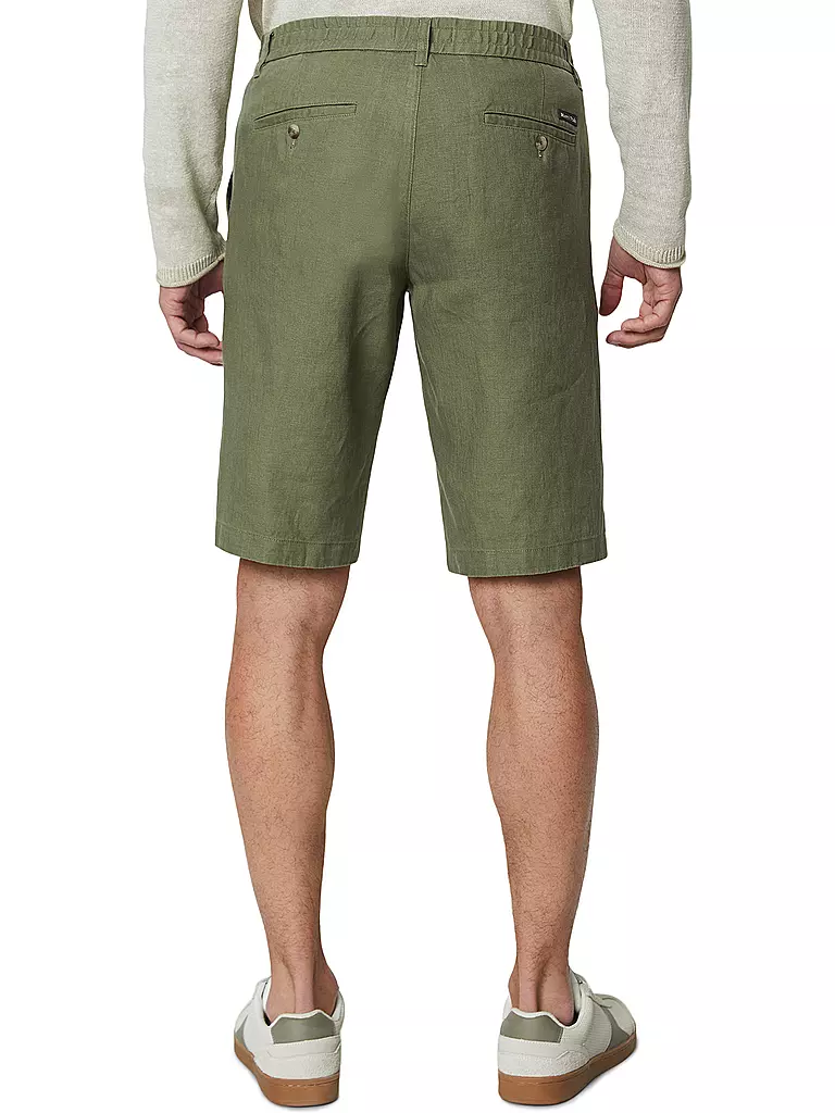 MARC O'POLO Leinenshorts  olive