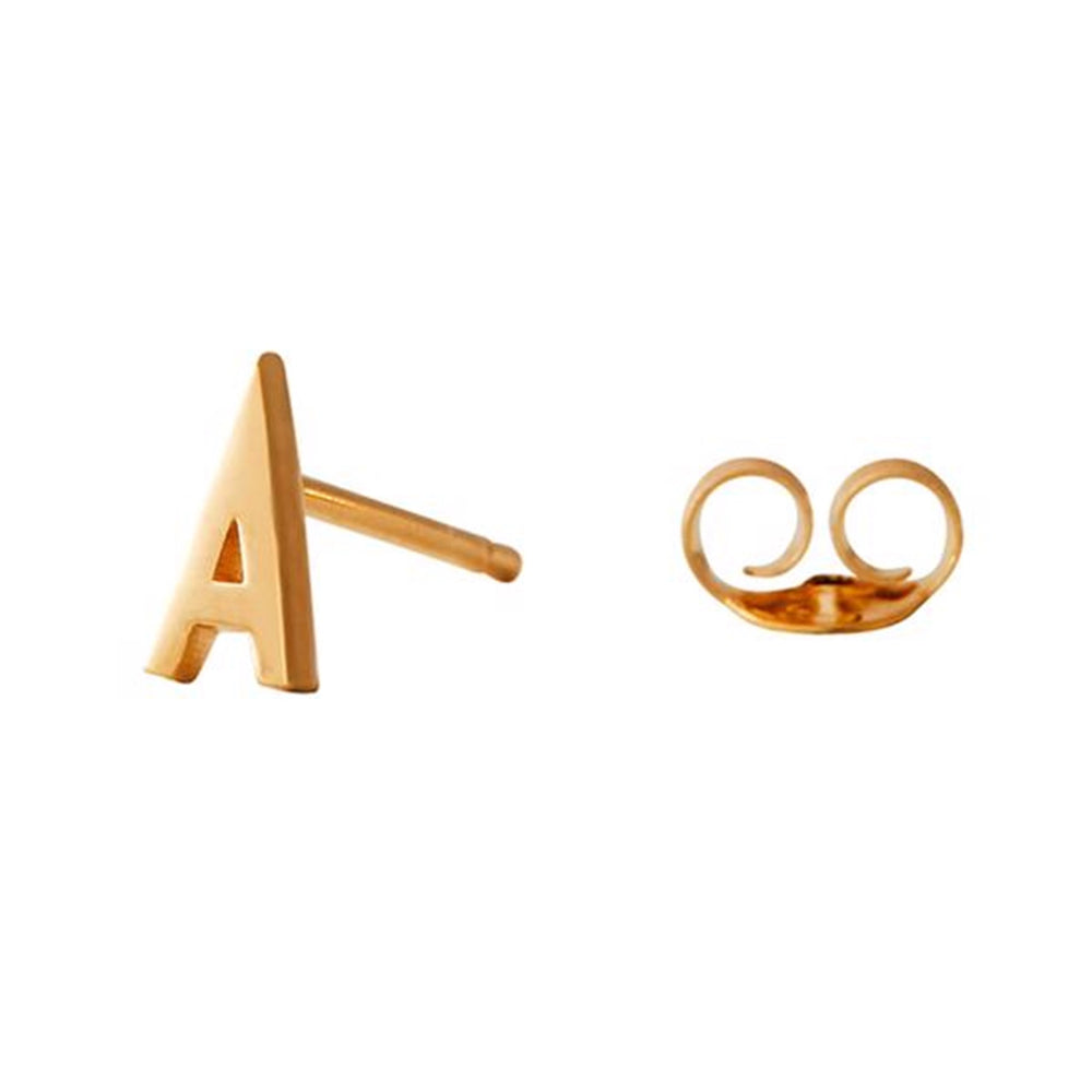 Køb Design Letters Archetype Ørestik GOLD Plated