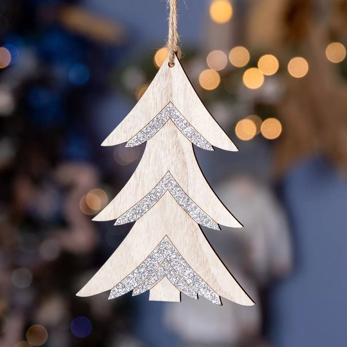 Suspension de Noël (H10 cm) Maé Argent