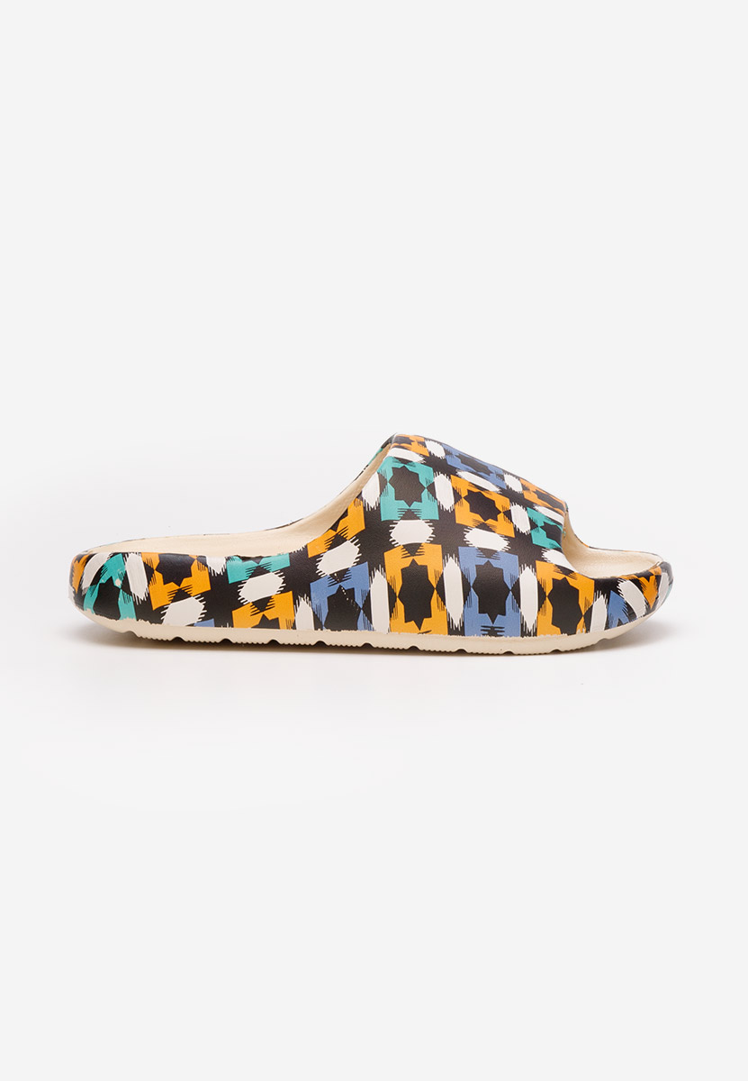 Claquettes femme multicolores Jomya