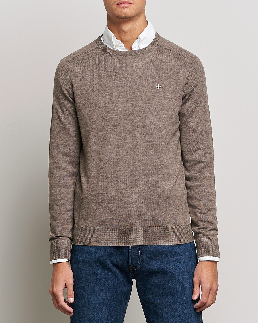 Morris Merino O-neck Brown