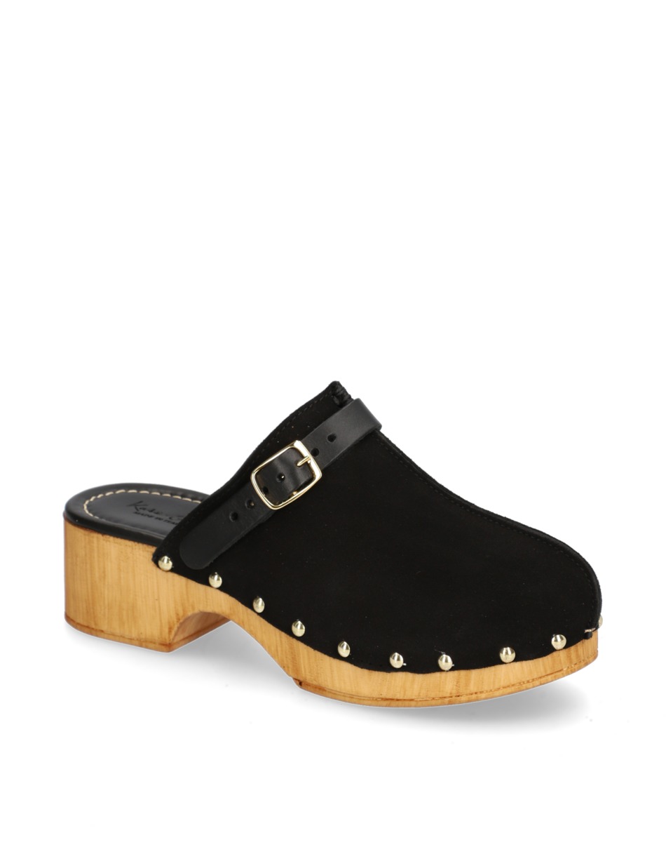 Veloursleder Pantoffel