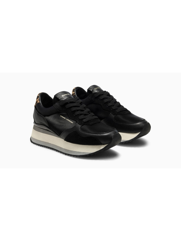 Sneakers STRIPE RUNNER Black - Crime London