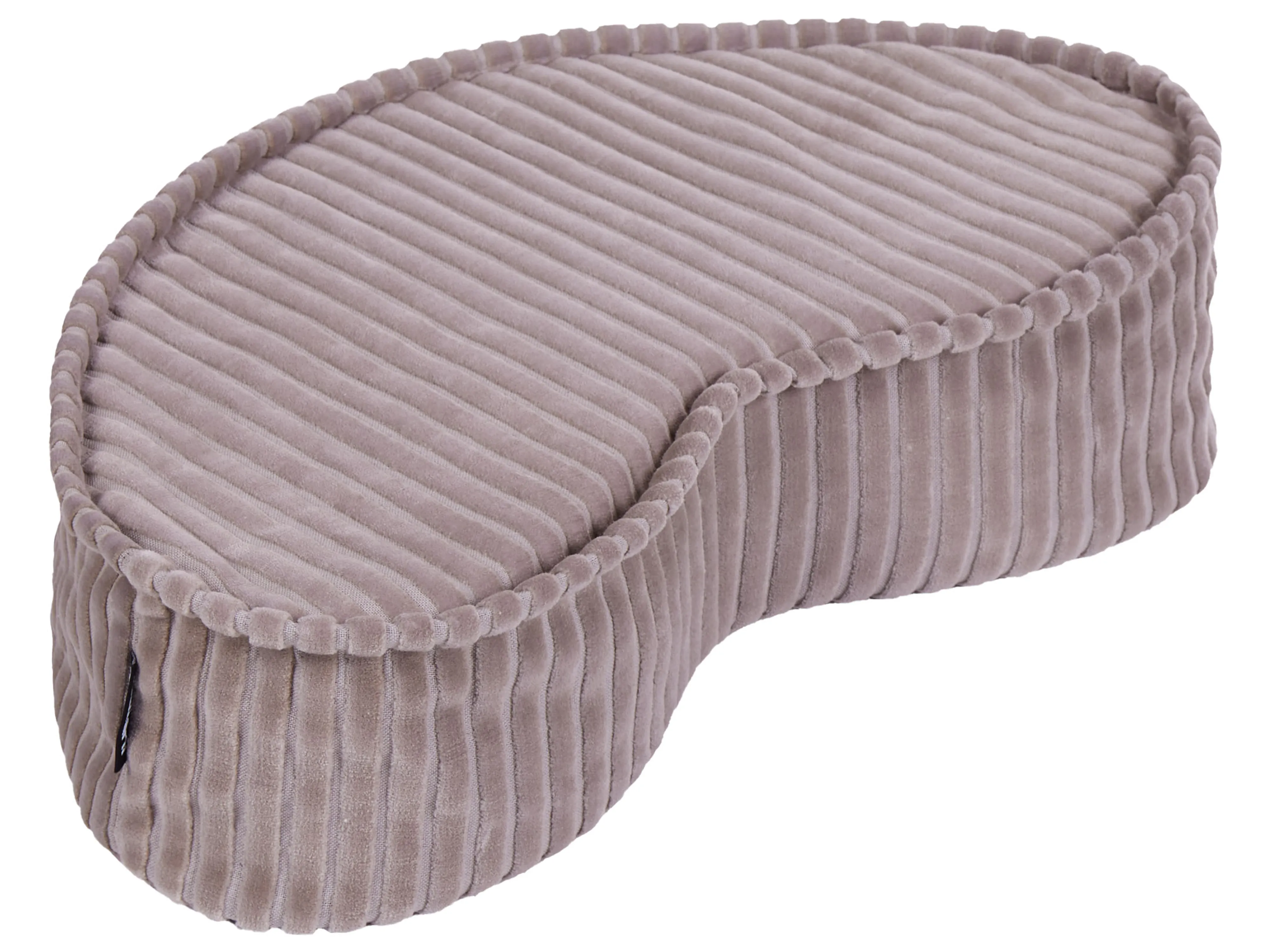 Poef NILI Fluweel Lichtbeige