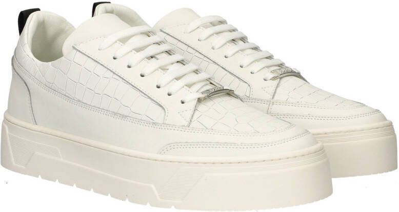 Antony Morato Sneakers van leer met labeldetail model 'FLINT'