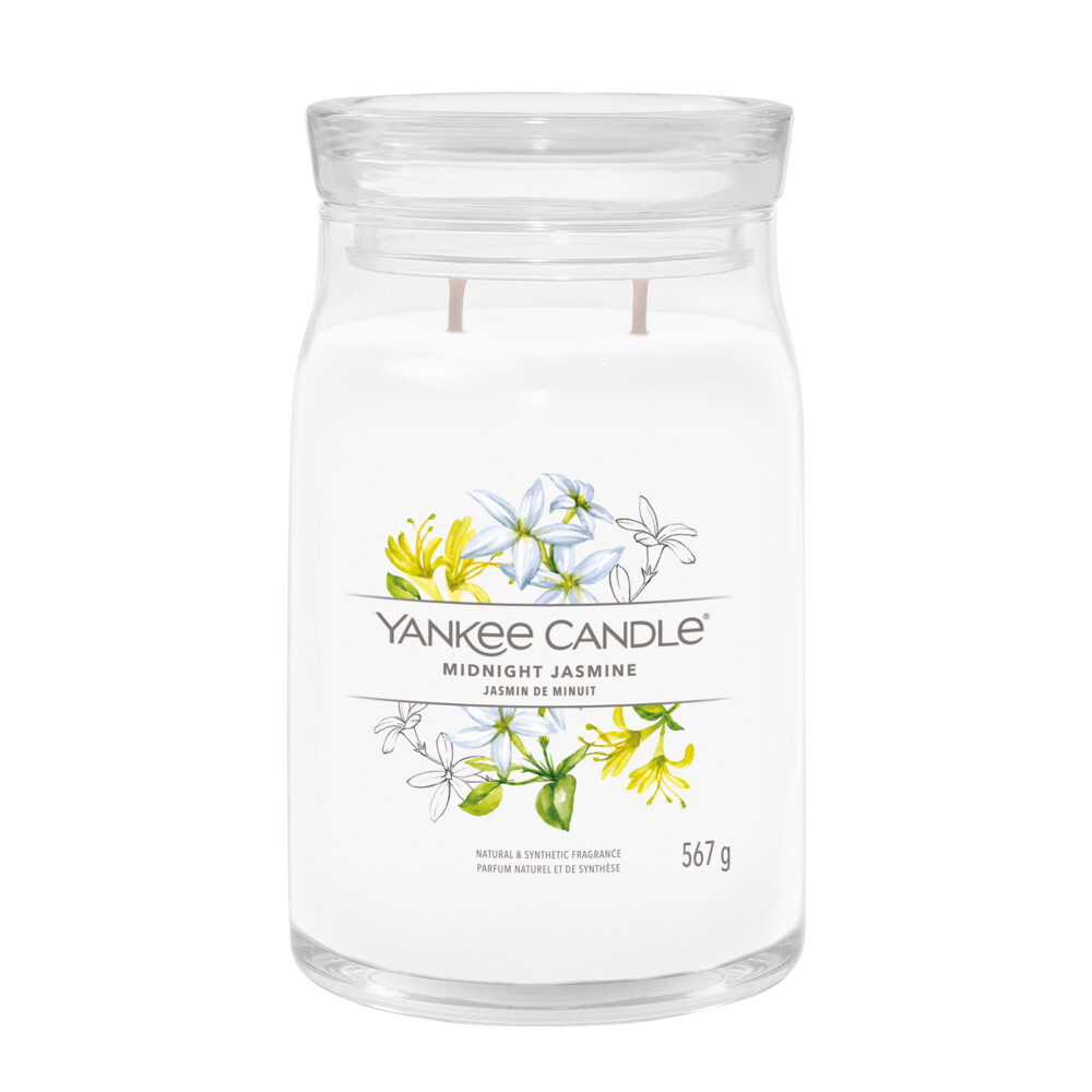 Yankee Candle Geurkaars Large Jar Midnight Jasmine Signature567 gr