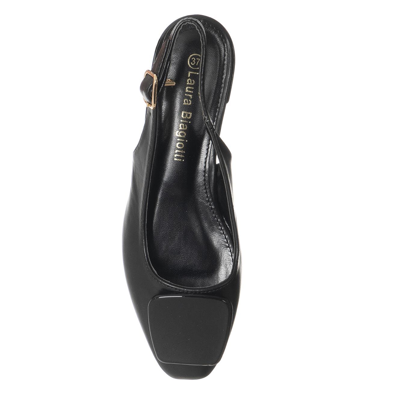 Laura Biagiotti Slingback Mira noirs