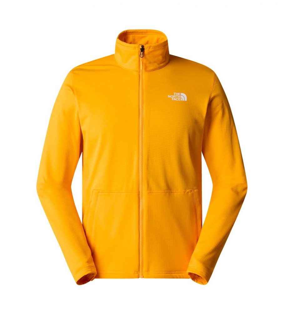 Jaqueta The North Face Quest Zip In Triclimate, preta e amarela