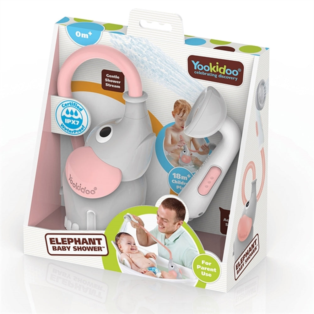 Elefant Bruser Rosa - Yookidoo → Luksusbaby.dk