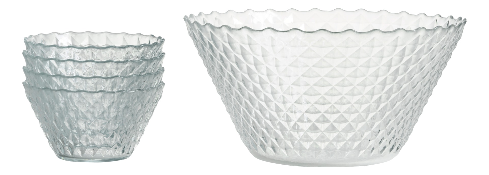 Ritzenhoff & Breker Schalen-Set LUISA 5-teilig Glas