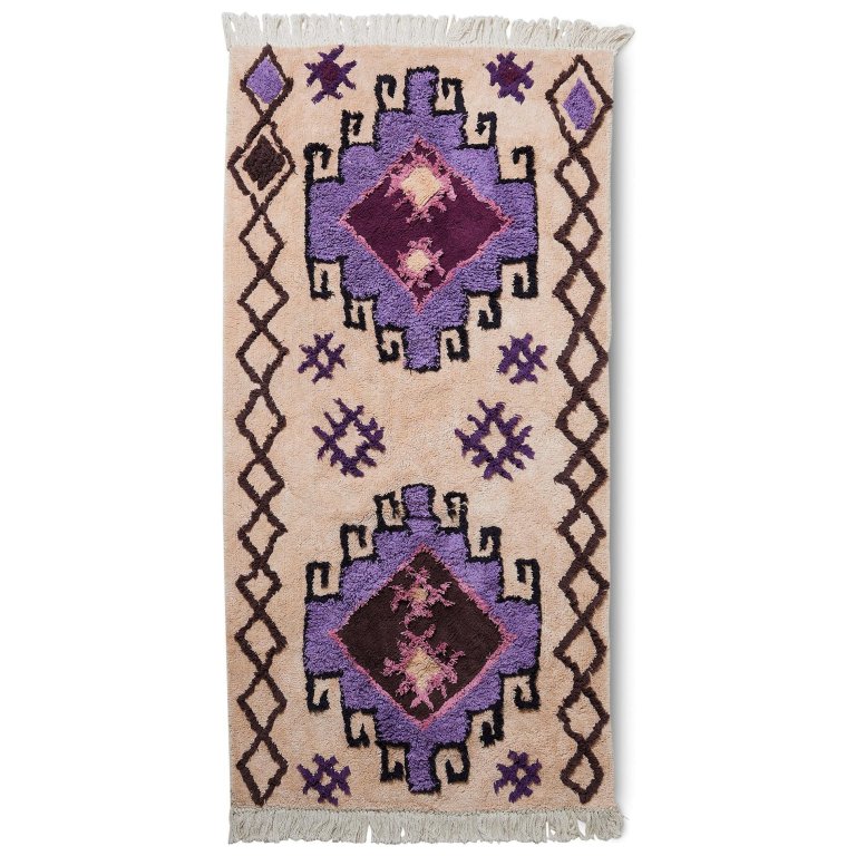 HKliving Bohemian badmat vloerkleed 90x175