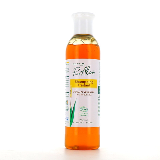Shampoing traitant bio Pur Aloe - Cheveux secs, cassants, pellicules