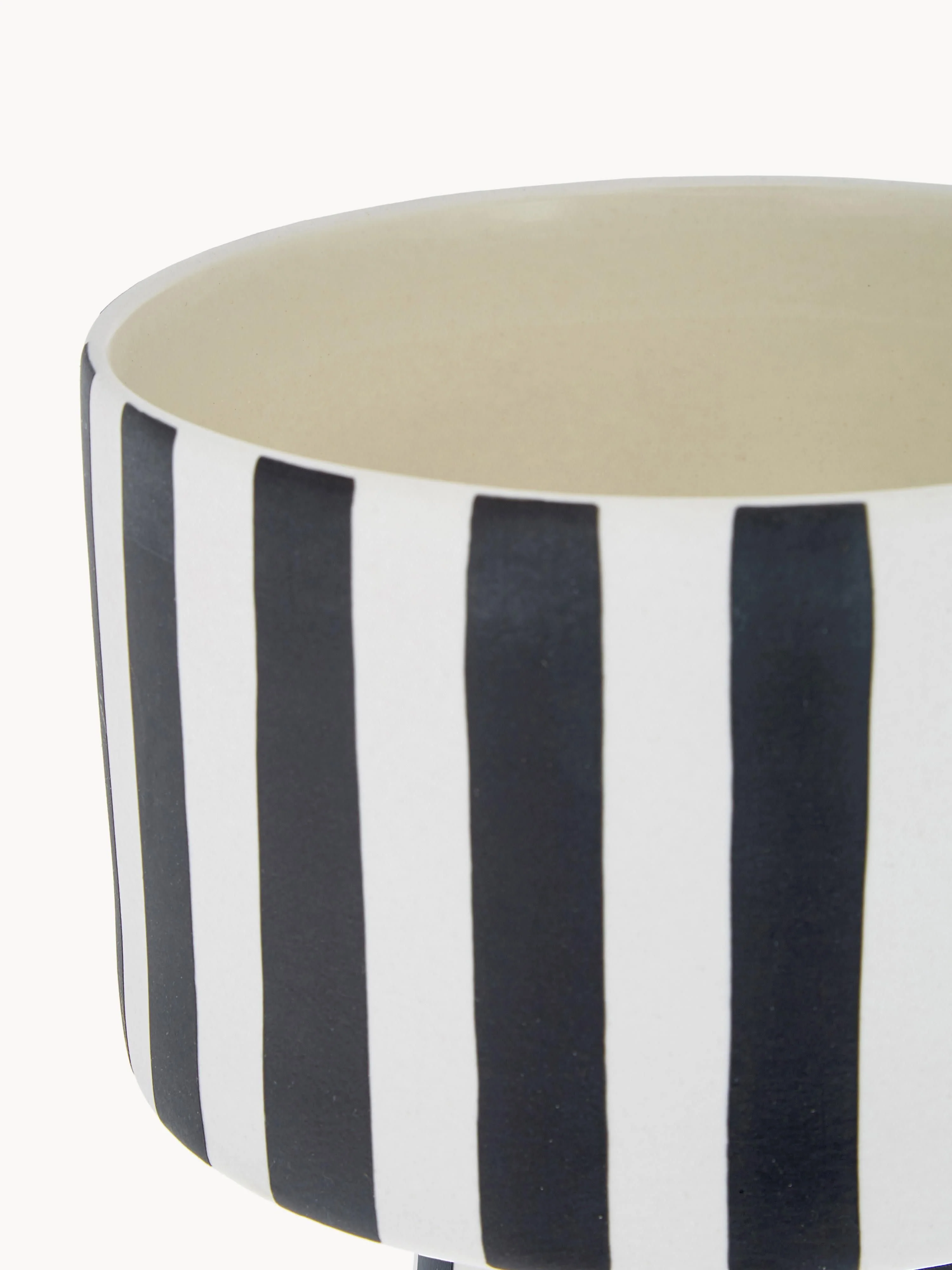Handgemaakte plantenpot Toppu van keramiek, H 24 cm