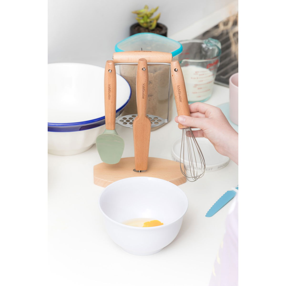 KiddikutterKiddikutter   Kinder Kochutensilien Set sage