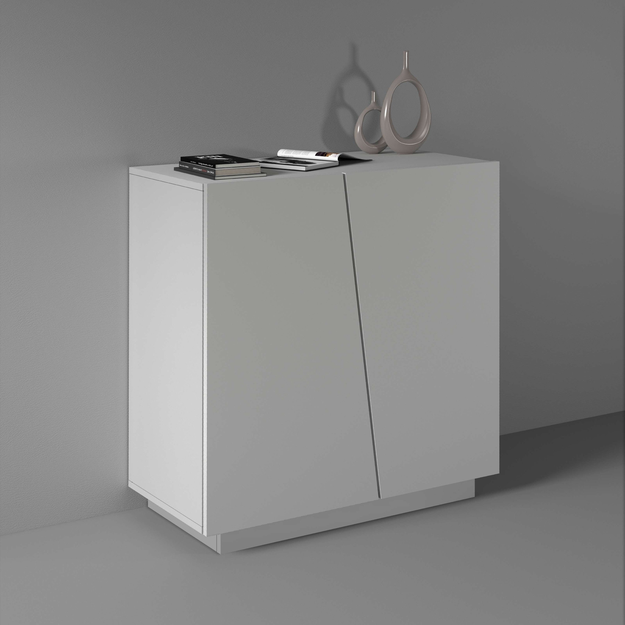INOSIGN Aktenschrank »Vega, Mehrzweckschrank, Büroschrank, mit 2 Türen« & verstellbaren Einlegeböden, Höhe 86 oder 166 cm, Made in Italy