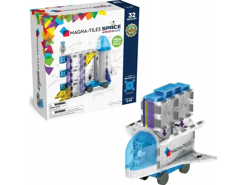 Magna-Tiles Space micromags set 32 pcs