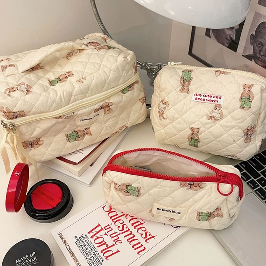 ZenlyHabit - Bear Fabric Make-uptas / Organizertas / Etui